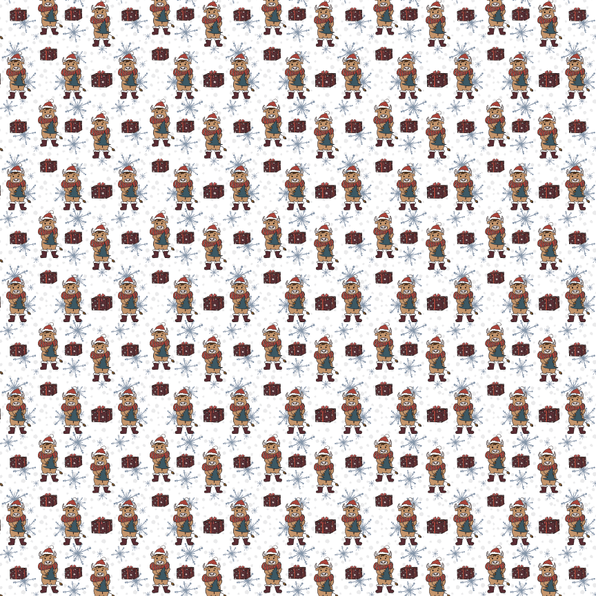 Christmas Cow Pattern Acrylic Sheet - CMB Pattern Acrylic